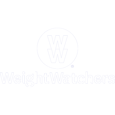 Logo WeightWatchers blanc, partenaire de Soon